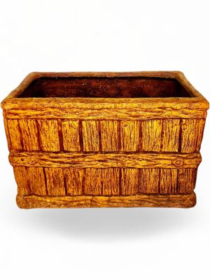 Large Crate Planter Honeyclay Finish - L850mm x W500mm x H540mm - 85kg