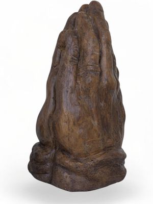 Prayer Hands Upright Honeyclay Finish - L700mm x W480mm - 29kg