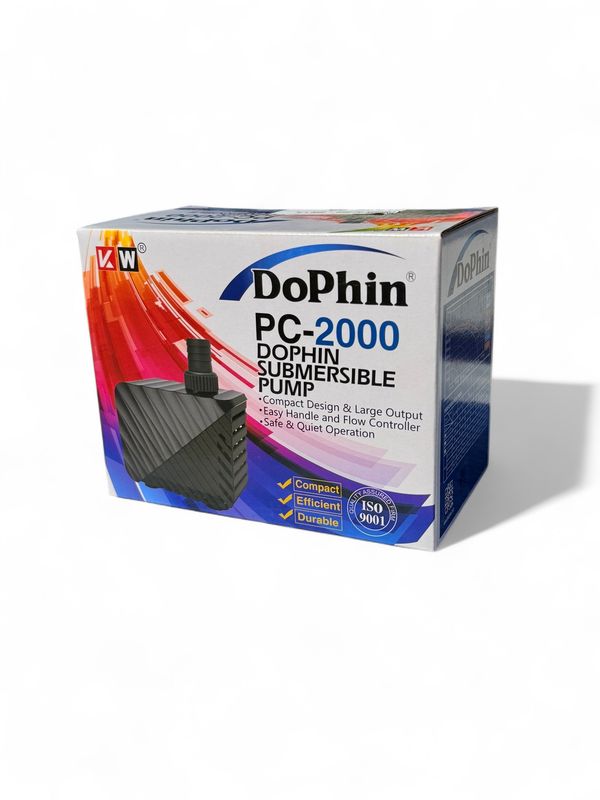 DoPhin PC-2000 – 2000 L/H 1.80m HEAD (32W) High Quality Submersible Pump H-Max 180cm DoPhin PC-2000 – 2000 L/H 1.80m HEAD (32W) High Quality Submersible Pump H-Max 180cm