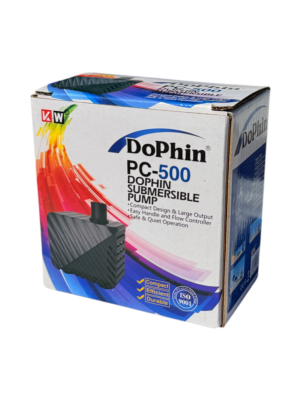Dophin PC-500 – 500 L/H 0.50m Head (6W) Max Height-50cm High Quality Submersible Pump