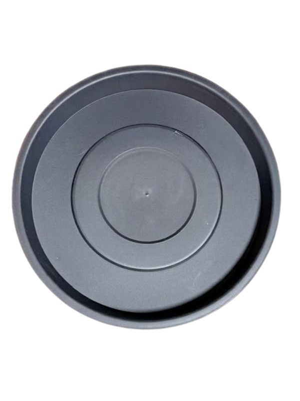 Plastic Saucer Black Width:25cm