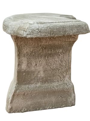 Classic Curved Bench Whitewash Finish 3 Piece - L:1308mm W:440mm 155kg
