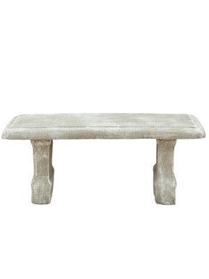 Classic Straight Bench Whitewash Finish - 3 Piece - L1300mm x W430mm - 151kg