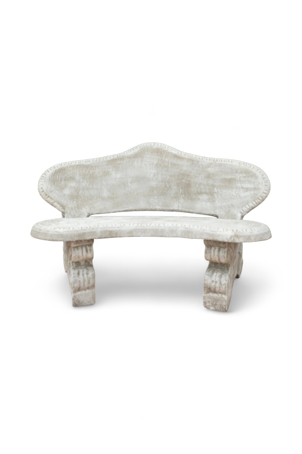 Rosetta Bench Whitewash Finish - 4 Piece - L1600mm x W440mm - 354kg