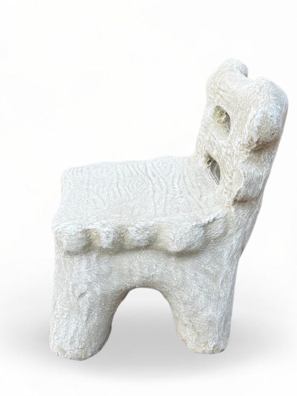 Kiddies Chair Only Whitewash - Lenght:300mm Width:300mm Height:420mm 32kg