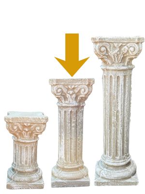 Roman Pillar Medium H:785 Top 300mmx300mm Base 320x320mm 70kg