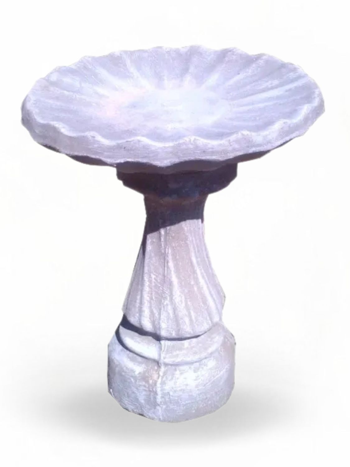 Spiral Birdbath Mini Complete - H:500mm TopWidth:400mm 24kg