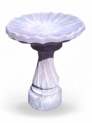 Spiral Birdbath Mini Complete - H:500mm TopWidth:400mm 24kg
