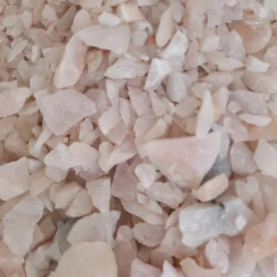 Rose Quartz Crush 13mm 300x600mm bags between 18-20kg