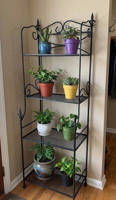 Wrought Iron Four Tier Stand 1650mmx600mmx400mm