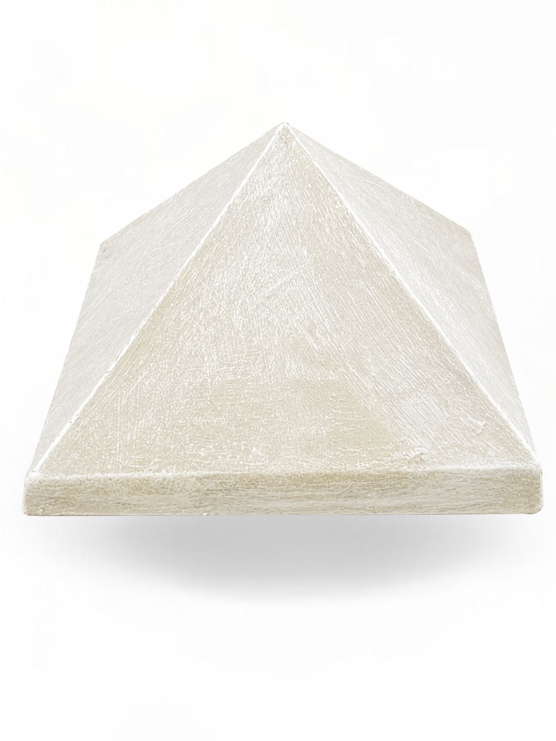 Pyramid Cap Whitewash Finish 440mm x 440mm x H340mm 43kg