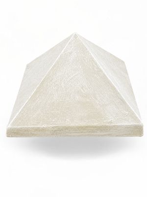 Pyramid Cap Whitewash Finish 440mm x 440mm x H340mm 43kg