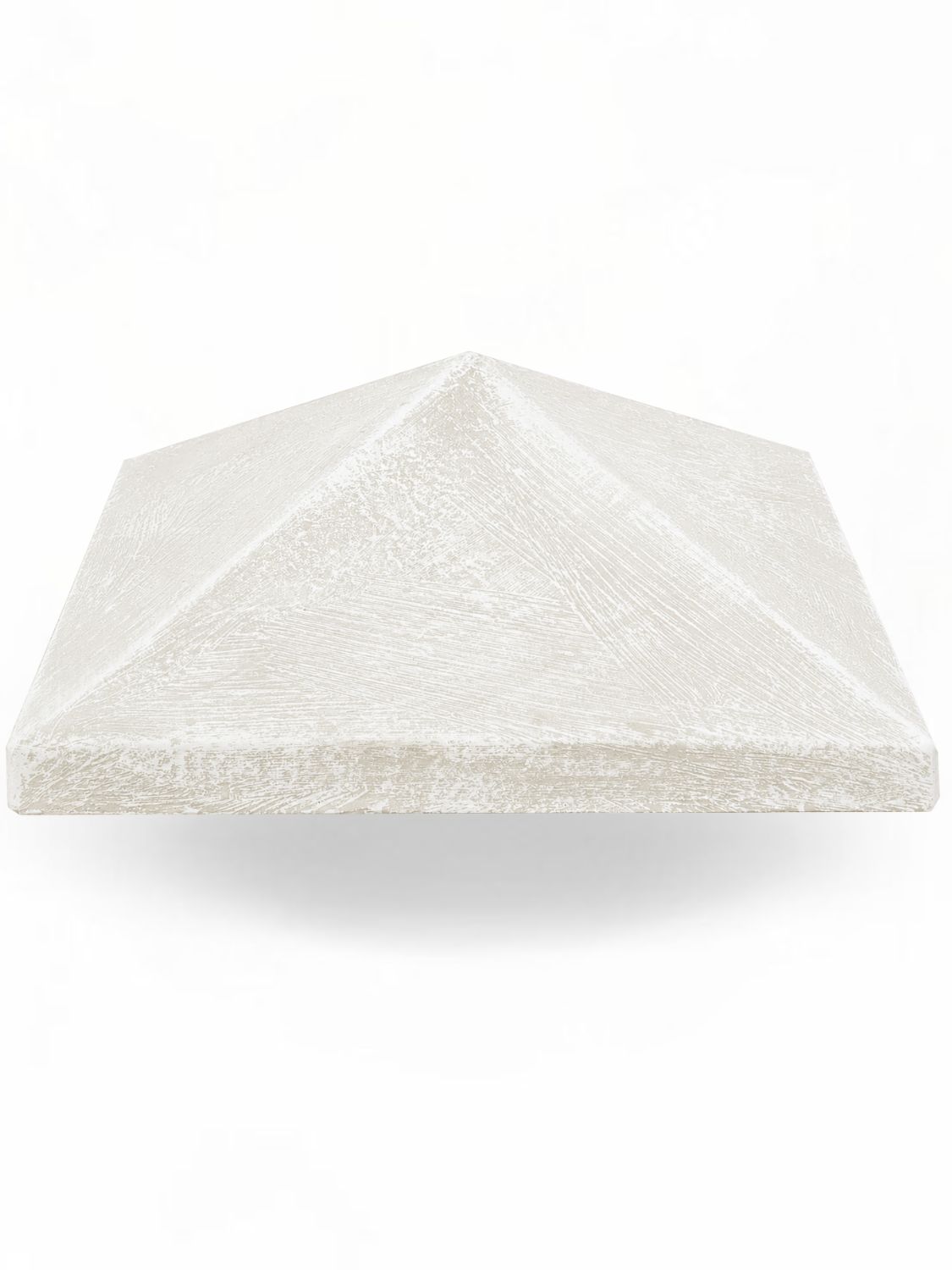 Pyramid Cap Whitewash Finish 460mm x 460mm x H175mm 42kg