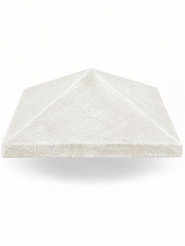 Pyramid Cap Whitewash Finish 460mm x 460mm x H175mm 42kg