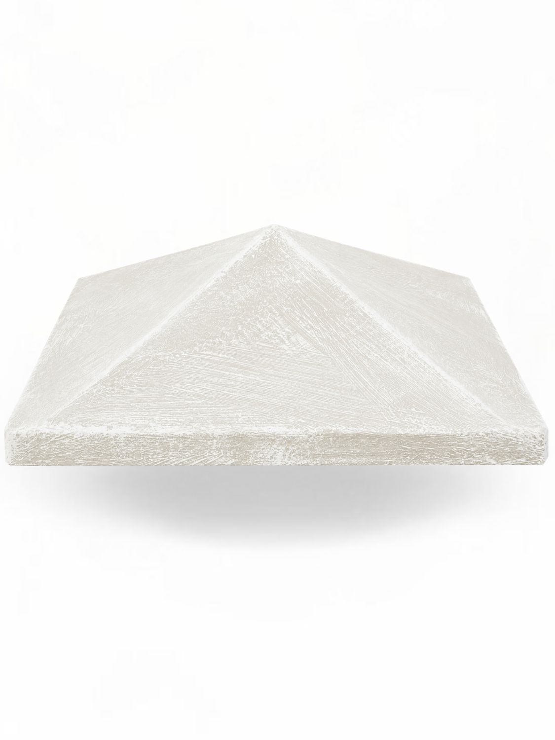 Pyramid Cap Whitewash Finish 560mm x 560mm x H190mm 66kg