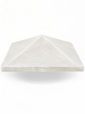 Pyramid Cap Whitewash Finish 560mm x 560mm x H190mm 66kg