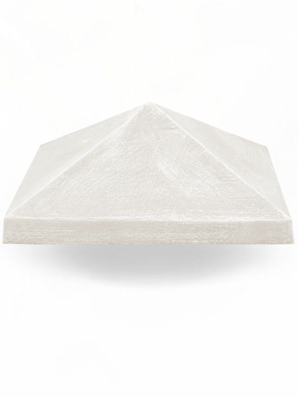 Pyramid Cap Whitewash Finish 380mm x 380mm xH110mm 20kg
