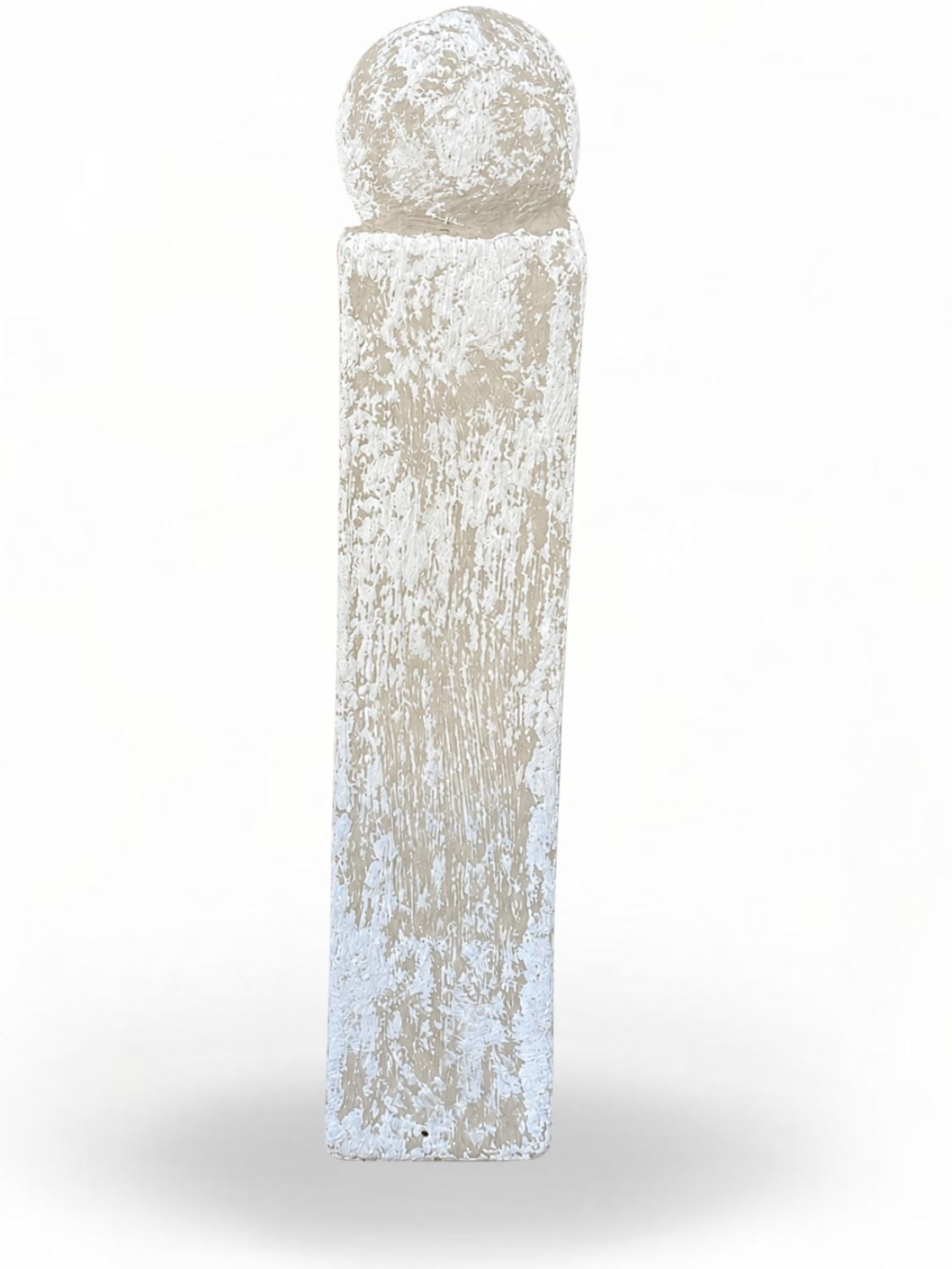 Rope Edging Pillar White Wash Finish L:250mm W:50mm thick 1.2kg
