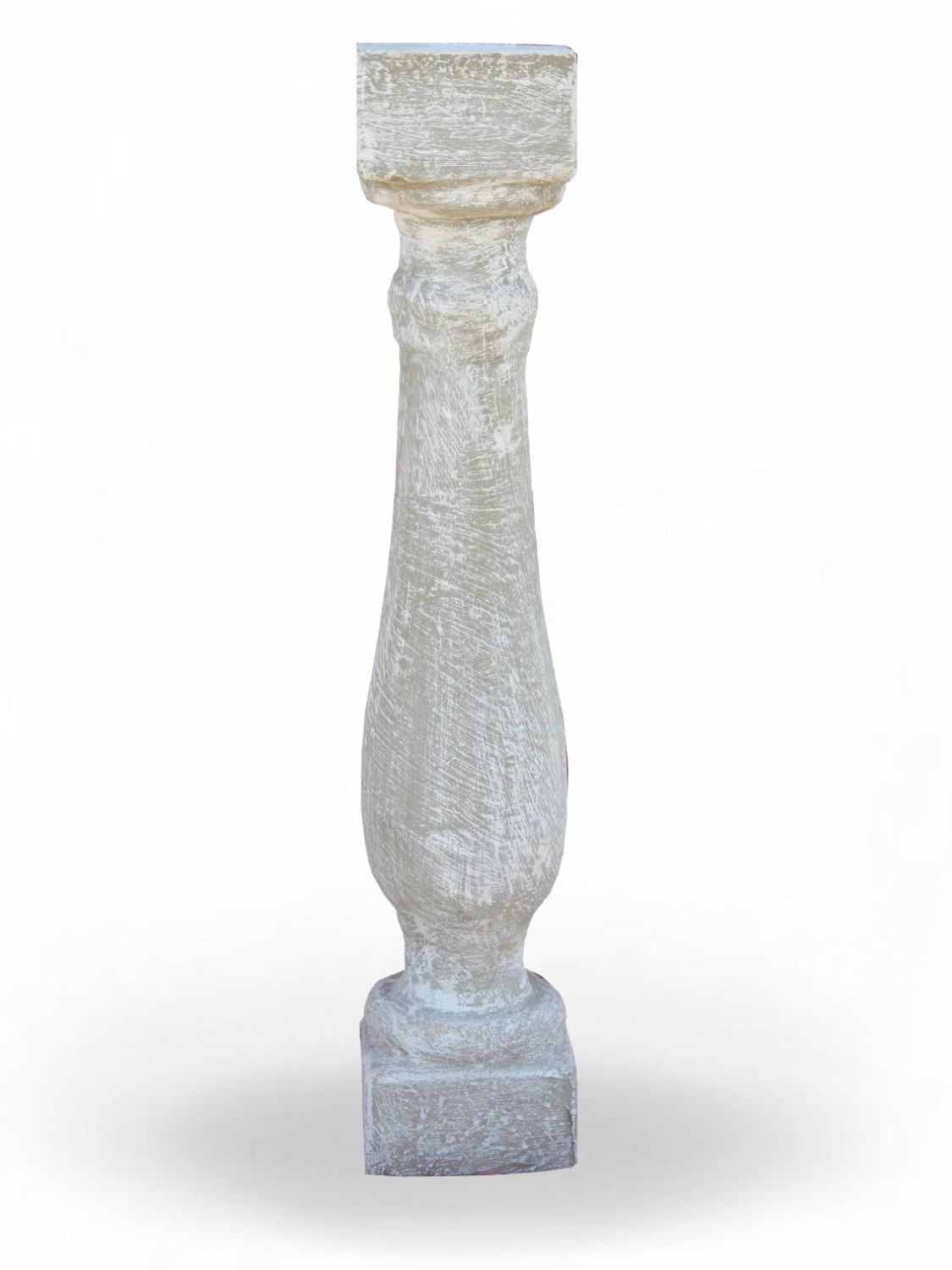 Round Ring Baluster Whitewash Finish H:740 20kg