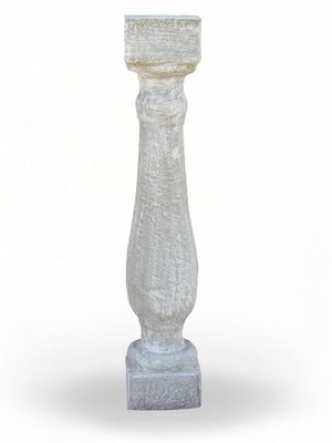 Round Ring Baluster Whitewash Finish H:740 20kg