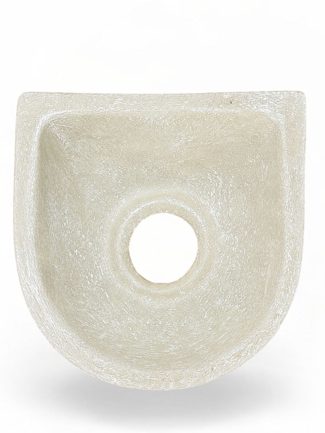 Concrete Gully Top Round Hole L:410mm W:400mm H:160mm 32kg