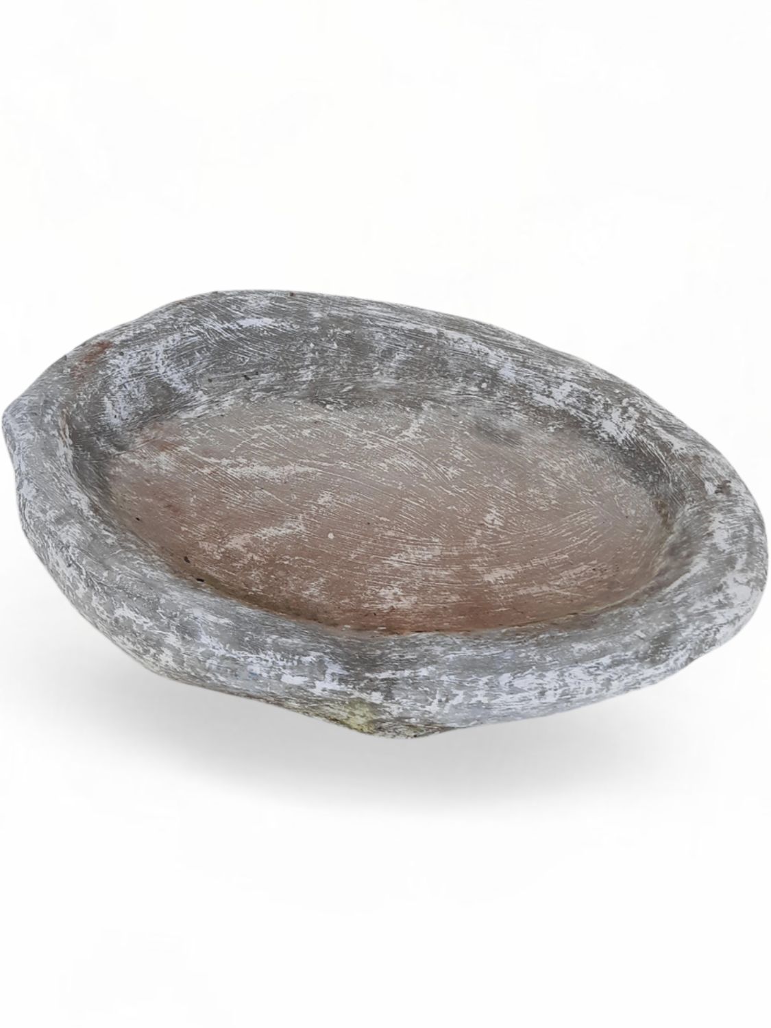 Water Bowl Whitewash Finish - Width:490mm Lenght:570mm Height:70mm Depth:50mm 20kg