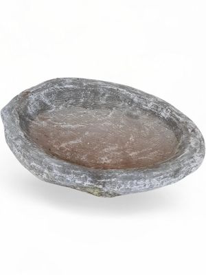 Water Bowl Whitewash Finish - Width:490mm Lenght:570mm Height:70mm Depth:50mm 20kg