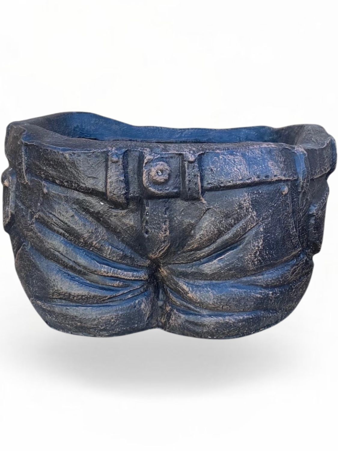 Half Jean Planter Mecca Brown Finish - L440mm x W390mm x H250mm - 14kg Half Jean Planter Mecca Brown Finish - L440mm x W390mm x H250mm - 14kg