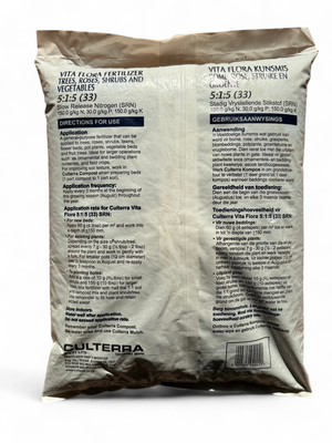 Culterra Vita Flora Fertilizer 5:1:5 (33) Slow Release Nitrogen 5kg
