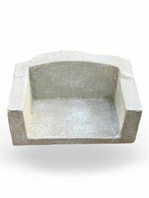 Retainer Wall Whitewash Finish L:470mm H:250mm D:300mm Thick:55mm 32.4kg