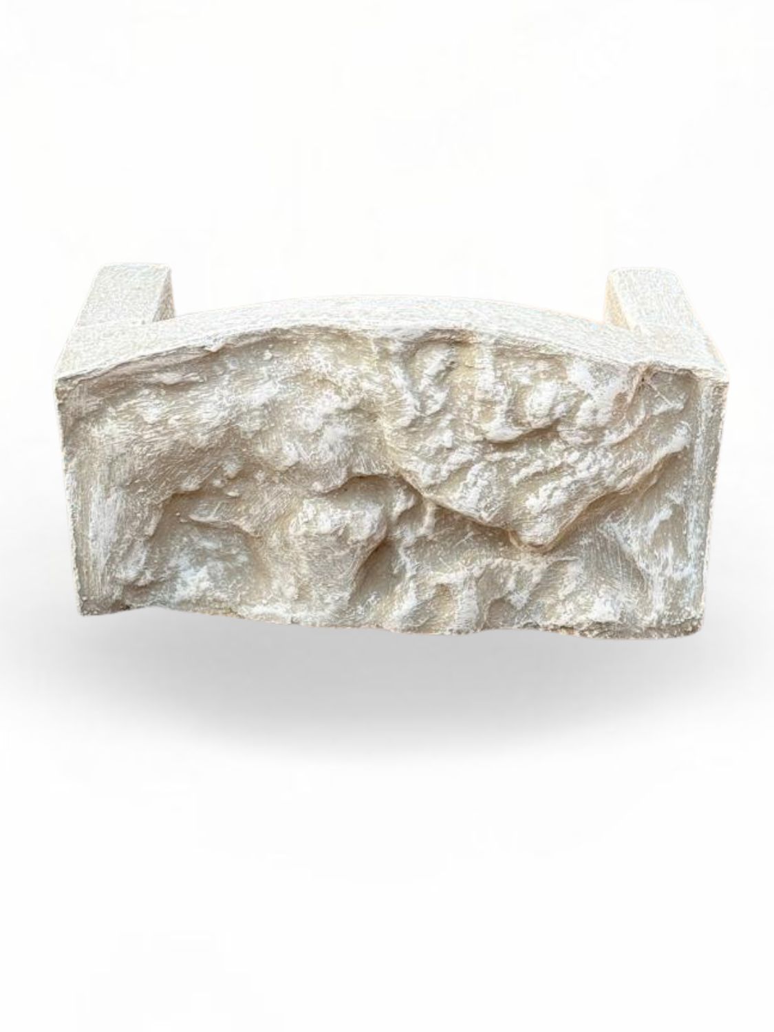 Retainer Wall Whitewash Finish L:470mm H:250mm D:300mm Thick:55mm 32.4kg