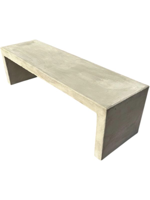 Park Bench Cement Finish - L1500mm x W400mm x H450mm - 160kg