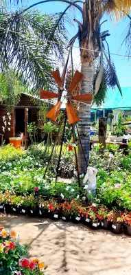 Raw Steel Windmill X-Large "Natural Rust" Height:245cm