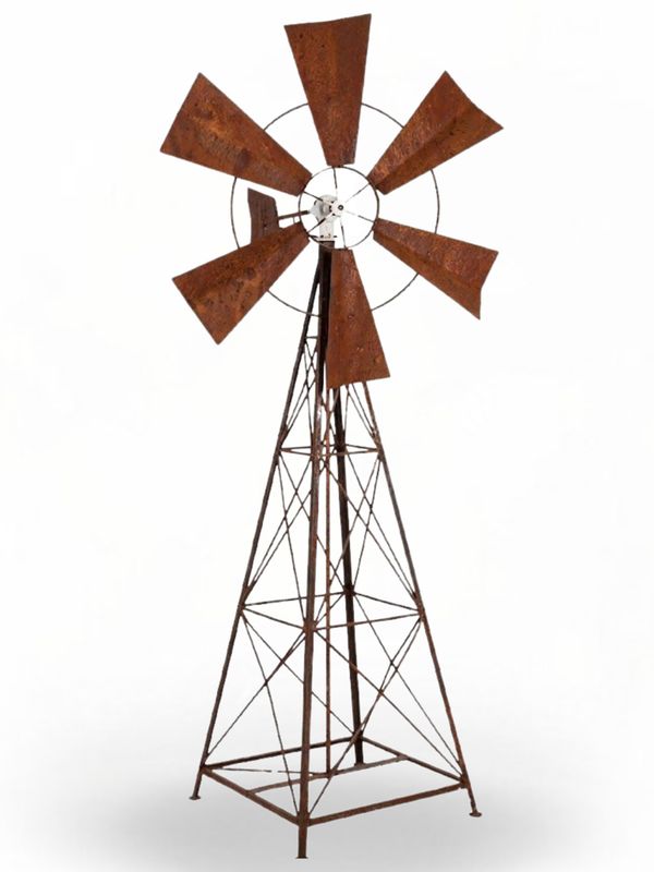 Raw Steel Windmill X-Large "Natural Rust" Height:245cm