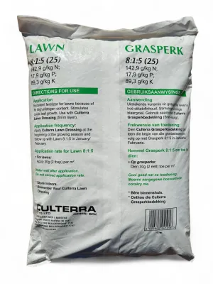 Culterra Lawn Fertilizer  8:1:5 (25) 10kg