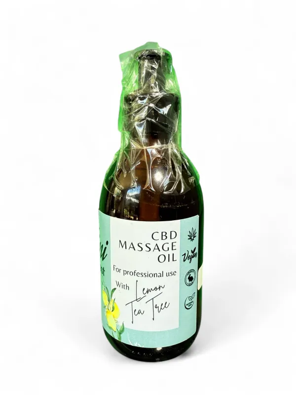 CBD Massage Oil "With Lemon Tea Tree" 200ml