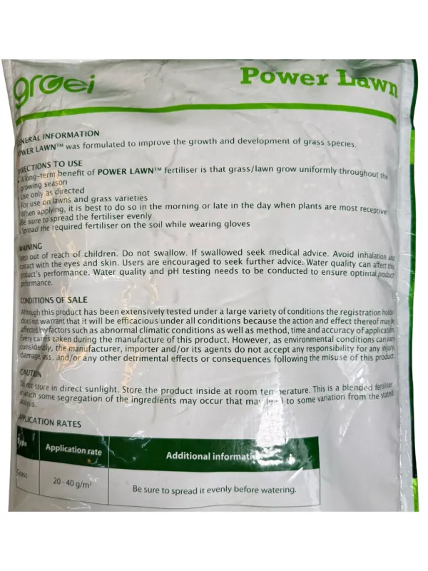 Groei Power Lawn 5kgBag