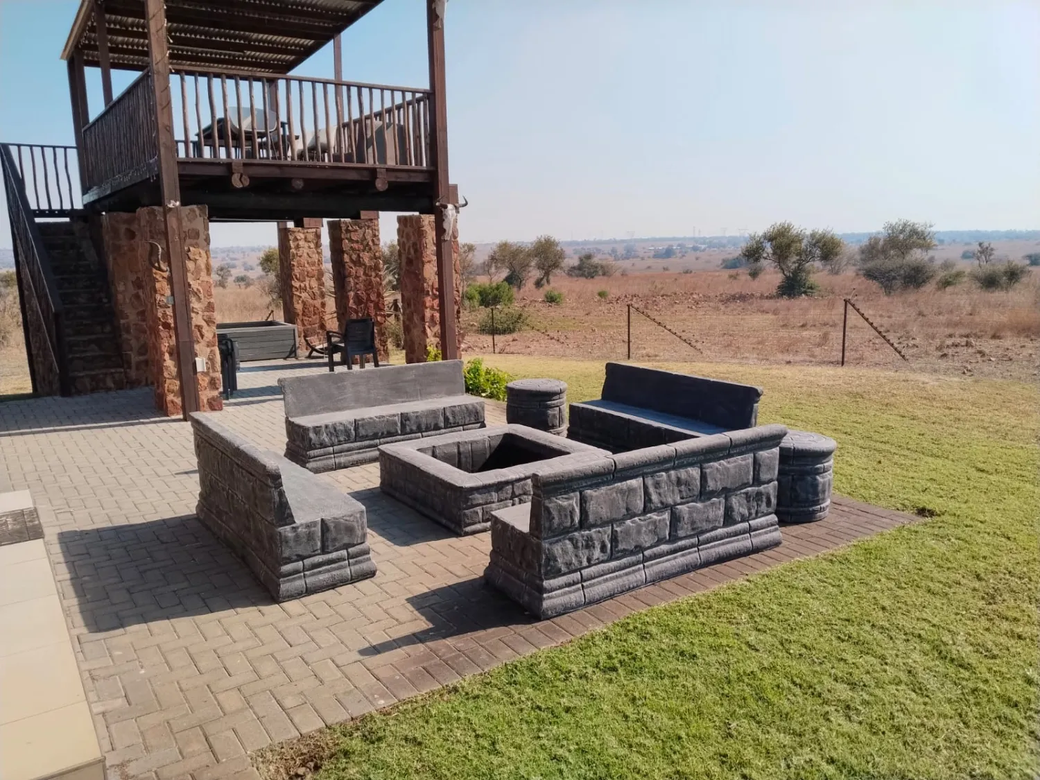 Four Bench Fire Lounge Set "Charcoal" Four Bench Fire Lounge Set "Charcoal"