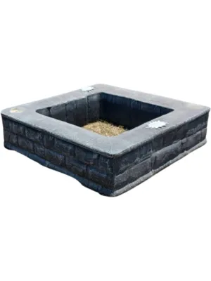 Square Firepit "Charcoal"