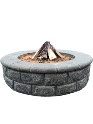 Round Firepit "Charcoal"