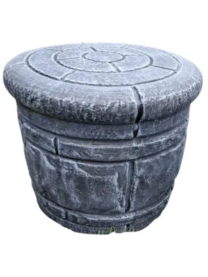 Firepit Side Table "Charcoal"