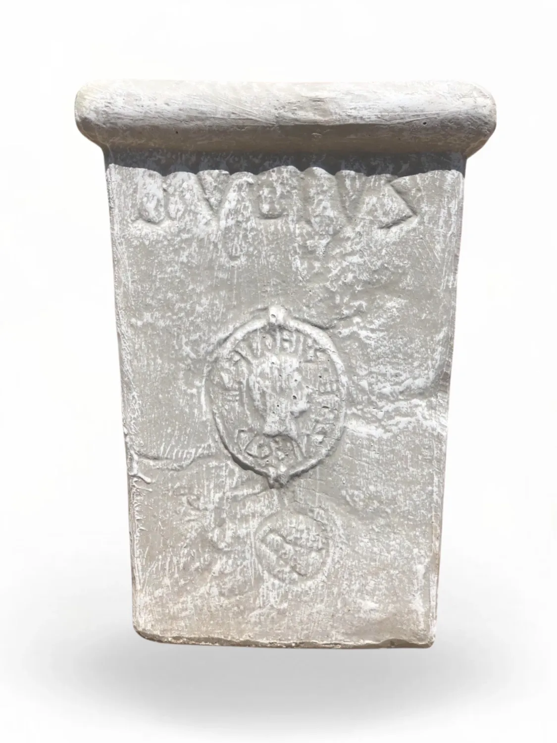 Roman Planter Short Whitewash Finish 400-290mm 13kg