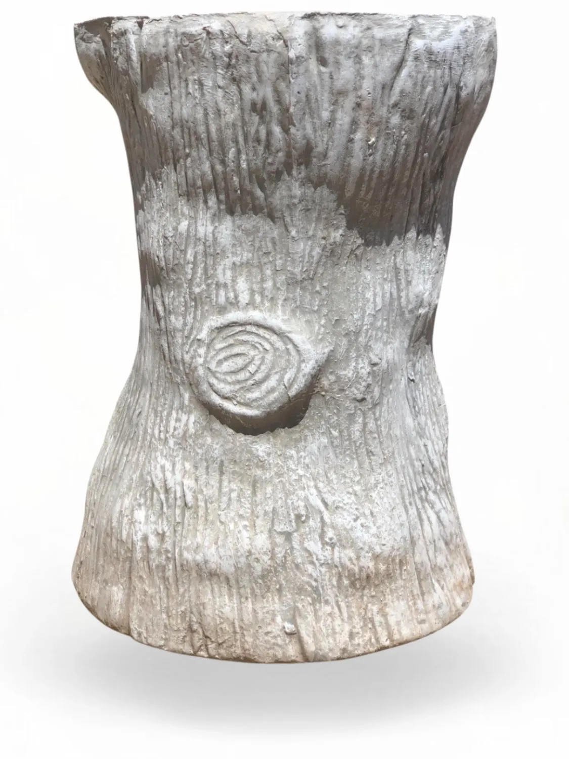 Stump Long No Holes Whitewash Finish 520-370mm 18kg