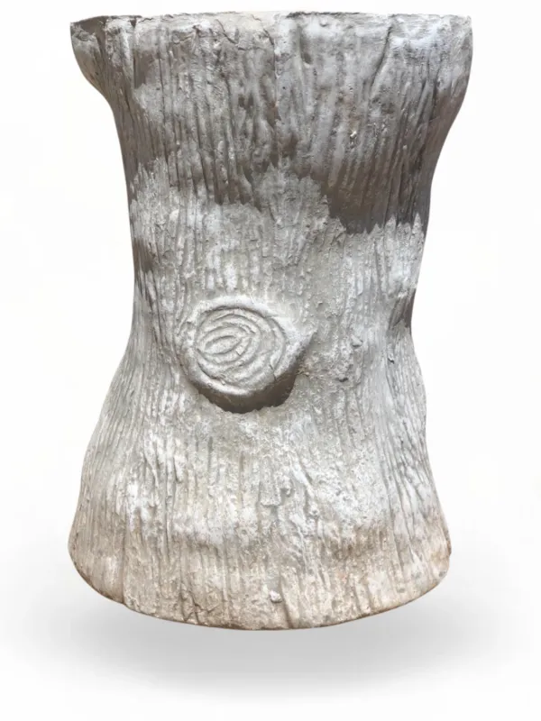 Stump Long No Holes Whitewash Finish 520-370mm 18kg