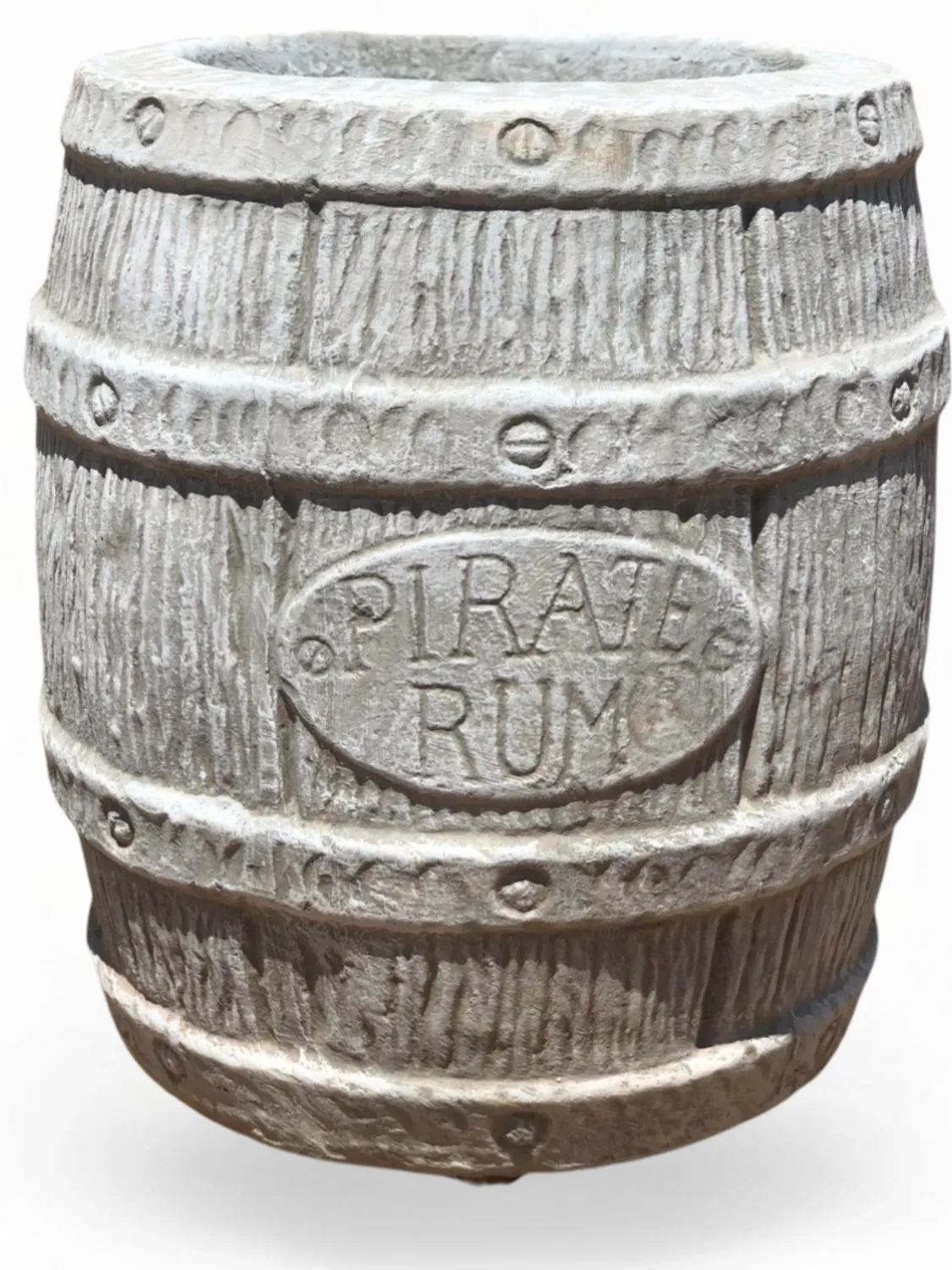 Pirate Rum Planter Whitewash Finish 420-280mm 16kg