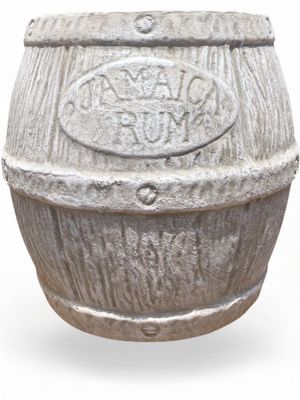 jamacain Pirate Rum Planter Whitewash Finish 370-350mm 13kg