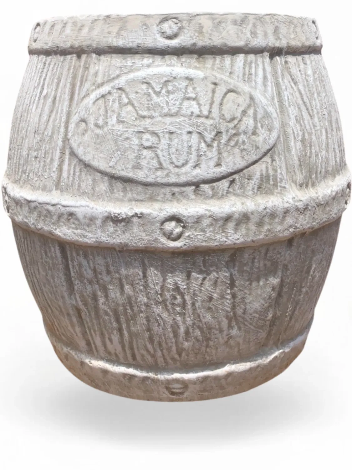 jamacain Pirate Rum Planter Whitewash Finish 370-350mm 13kg