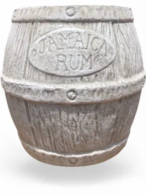 jamacain Pirate Rum Planter Whitewash Finish 370-350mm 13kg