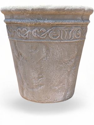 Limpopo Planter Tall Whitewash Finish 550-600mm 33kg