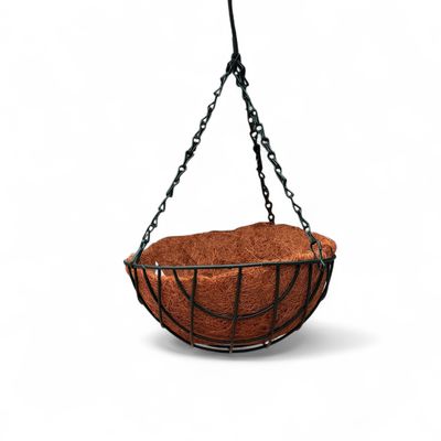 Round Wire Hanging Basket "25" 5x13cm (Plants not included)